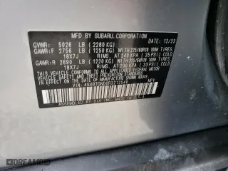 2024 Subaru Outback Limited XT with VIN 4S4BTGND0R3212540, listed as a Copart auction lot 75065944 with 5,621 mi miles and Non Repairable. Bid and sale history available at carsss.com. Image 14.
