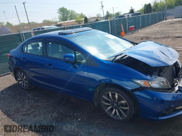 2014 Honda Civic EX-L with VIN 2HGFB2F92EH547183, listed as a IAAI auction lot 42207661 with 74,867 mi miles and . Bid and sale history available at DreamBid. Image 13.