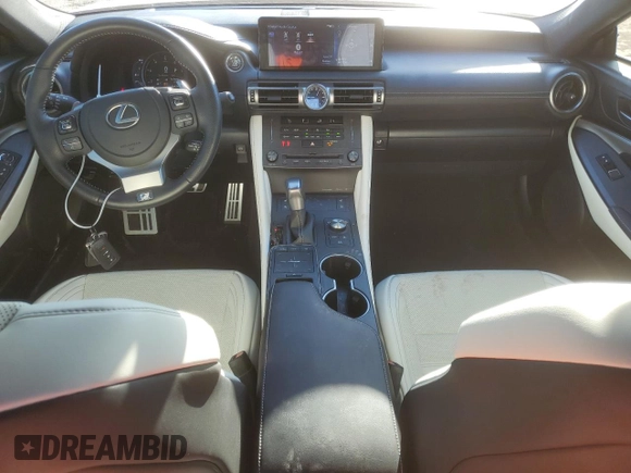2023 Lexus RC with VIN JTHGA5BC3P5012476, listed as a Copart auction lot 74697224 with 7,522 mi miles and Salvage Title. Bid and sale history available at carsss.com. Image 8.