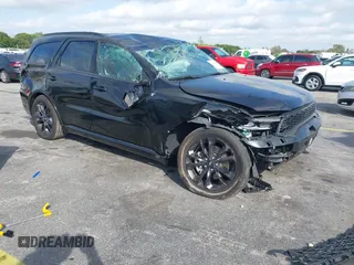 2024 Dodge Durango GT Plus with VIN 1C4RDHDG6RC248475, listed as a IAAI auction lot 41607524 with 5,245 mi miles and . Bid and sale history available at DreamBid. Image 1.