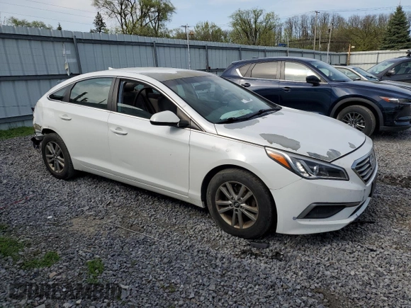 2016 Hyundai Sonata SE with VIN 5NPE24AF5GH403642, listed as a Copart auction lot 55575015 with 147,462 mi miles and Salvage Title. Bid and sale history available at carsss.com. Image 4.