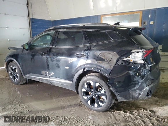 2024 Kia Sportage X-Line with VIN 5XYK6CDF5RG182065, listed as a Copart auction lot 46296145 with 35,701 mi miles and Salvage Title. Bid and sale history available at carsss.com. Image 2.