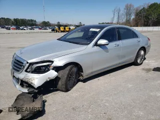 2018 Mercedes-Benz S 560 with VIN WDDUG8GB6JA380370, listed as a Copart auction lot 48717455 with 48,102 mi miles and Salvage Title. Bid and sale history available at carsss.com. Image 1.