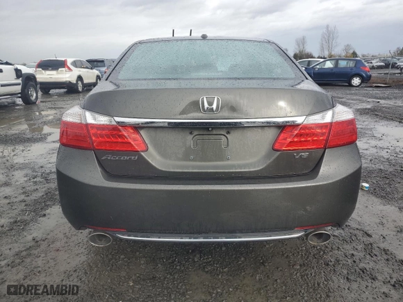 2015 Honda Accord Sedan EX-L with VIN 1HGCR3F81FA013359, listed as a Copart auction lot 46190325 with 134,984 mi miles and Salvage Title. Bid and sale history available at carsss.com. Image 6.