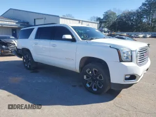 2020 GMC Yukon XL SLT with VIN 1GKS1GKC1LR172886, listed as a Copart auction lot 87011634 with 90,833 mi miles and Salvage Title. Bid and sale history available at carsss.com. Image 4.