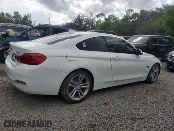 2019 BMW 4 Series 430i with VIN WBA4W3C56KAF93076, listed as a Copart auction lot 50100445 with 65,715 mi miles and Salvage Title. Bid and sale history available at carsss.com. Image 3.