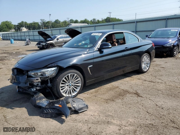 2014 BMW 4 Series 428i xDrive with VIN WBA3V9C52EPR69126, listed as a Copart auction lot 66181394 with 108,455 mi miles and Salvage Title. Bid and sale history available at carsss.com. Image 1.
