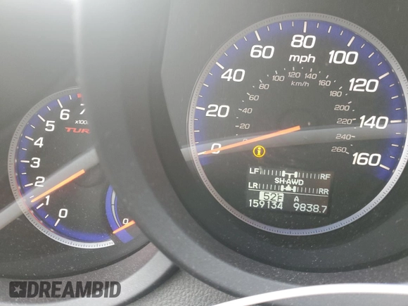 2010 Acura RDX Tech Pkg with VIN 5J8TB1H52AA004206, listed as a Copart auction lot 47984305 with 159,134 mi miles and Salvage Title. Bid and sale history available at carsss.com. Image 9.