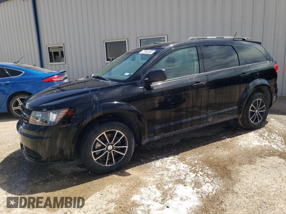 2017 Dodge Journey SE z VIN 3C4PDCAB1HT573587, wystawiony jako Copart lot #54075015 z przebiegiem 117 525 mil mil oraz Czysty tytuł • Clean title. Historia ofert i sprzedaży dostępna na DreamBid. Obrazek 1.