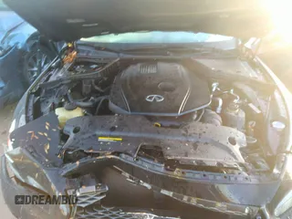 2016 Infiniti Q50 2.0t Premium with VIN JN1CV7AR5GM253535, listed as a IAAI auction lot 41198042 with 53,313 mi miles. Bid and sale history available at carsss.com. Image 10.