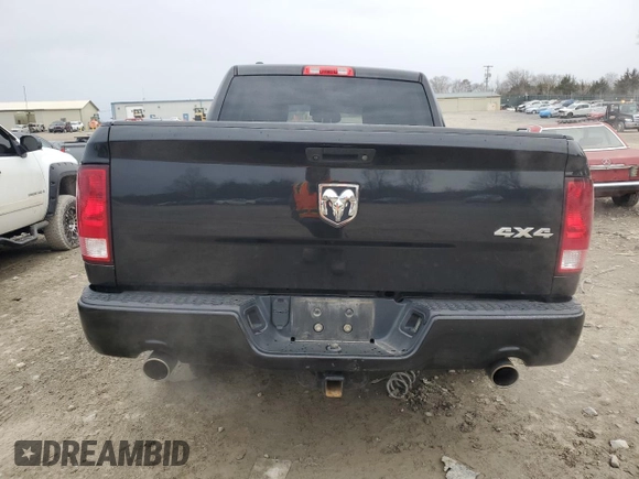 2018 Ram 1500 Express with VIN 1C6RR7KT4JS142264, listed as a Copart auction lot 42101065 with 130,662 mi miles and Salvage title. Bid and sale history available at DreamBid. Image 6.