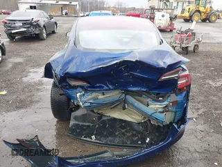 2018 Tesla Model 3 Long Range Battery with VIN 5YJ3E1EA9JF022782, listed as a IAAI auction lot 41875429 with 79,209 mi miles. Bid and sale history available at carsss.com. Image 6.