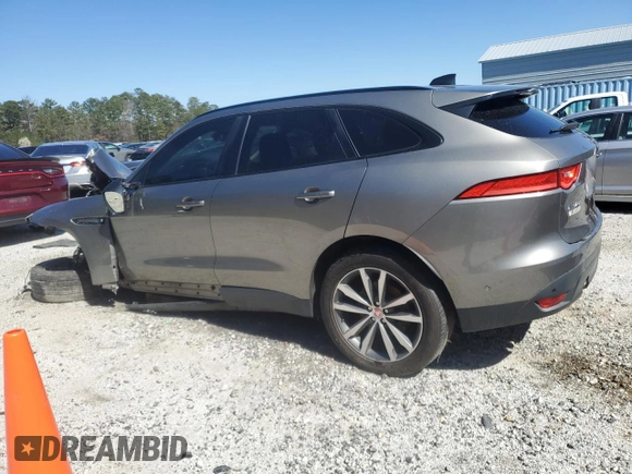 2020 Jaguar F-Pace 25t Prestige with VIN SADCK2FX2LA618768, listed as a Copart auction lot 47323545 with 110,628 mi miles and Clean title. Bid and sale history available at DreamBid. Image 2.