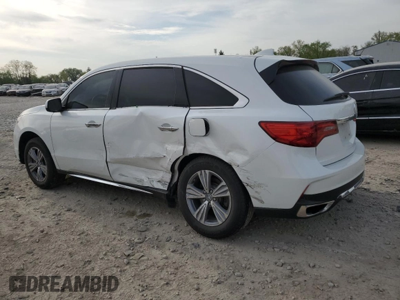 2020 Acura MDX with VIN 5J8YD4H35LL011819, listed as a Copart auction lot 49128563 with 47,861 mi miles. Bid and sale history available at carsss.com. Image 2.
