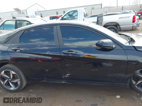2023 Hyundai Elantra SEL with VIN KMHLS4AG8PU607773, listed as a IAAI auction lot 41887145 with 17,551 mi miles and . Bid and sale history available at DreamBid. Image 14.