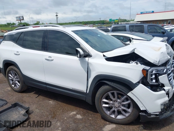 2023 GMC Terrain SLT with VIN 3GKALPEG4PL266410, listed as a IAAI auction lot 42130031 with 4,203 mi miles and . Bid and sale history available at DreamBid. Image 13.