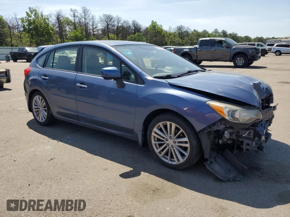 2013 Subaru Impreza Limited with VIN JF1GPAK65DH851841, listed as a Copart auction lot 61944945 with 47,640 mi miles and Salvage title. Bid and sale history available at DreamBid. Image 4.