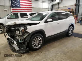2022 GMC Terrain SLT with VIN 3GKALVEV6NL183996, listed as a Copart auction lot 48064925 with 100,612 mi miles and Salvage Title. Bid and sale history available at carsss.com. Image 1.
