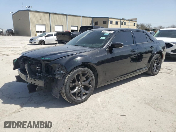 2022 Chrysler 300 S with VIN 2C3CCABG8NH184406, listed as a Copart auction lot 48822155 with 38,899 mi miles and Salvage title. Bid and sale history available at DreamBid. Image 1.