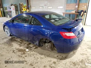 2008 Honda Civic Cpe Si with VIN 2HGFG21568H703347, listed as a Copart auction lot 45295775 with 155,813 mi miles and Salvage Title. Bid and sale history available at carsss.com. Image 2.