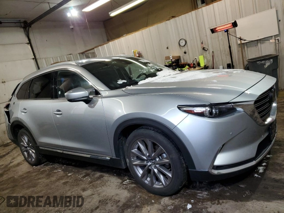 2023 Mazda CX-9 Carbon Edition with VIN JM3TCBDY0P0646754, listed as a Copart auction lot 42116965 with 34,519 mi miles and Clean Title. Bid and sale history available at carsss.com. Image 4.