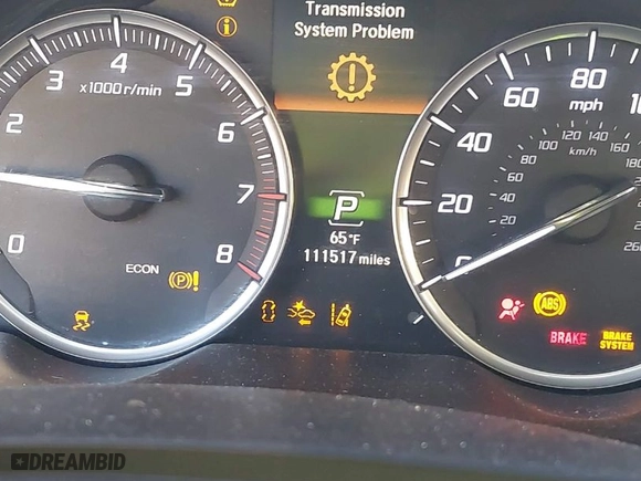 2015 Acura TLX V6 Tech with VIN 19UUB2F56FA007338, listed as a IAAI auction lot 40888874 with 111,517 mi miles. Bid and sale history available at carsss.com. Image 7.