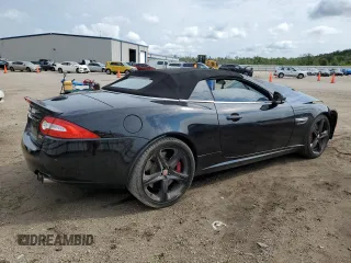 2014 Jaguar XK with VIN SAJWA4EC6EMB54251, listed as a Copart auction lot 59484864 with 75,773 mi miles and Salvage Title. Bid and sale history available at carsss.com. Image 3.