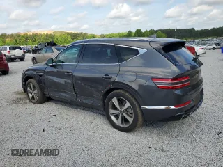 2023 Genesis GV80 with VIN KMUHBDSB4PU107507, listed as a Copart auction lot 54907715 with 89,970 mi miles and Salvage title. Bid and sale history available at DreamBid. Image 2.