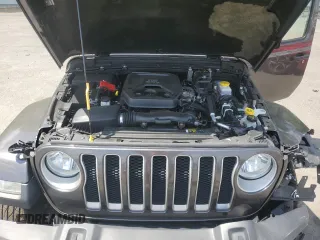 2019 Jeep Wrangler Unlimited Sahara with VIN 1C4HJXEN1KW504490, listed as a Copart auction lot 55633055 with 81,444 mi miles and Salvage Title. Bid and sale history available at DreamBid. Image 12.