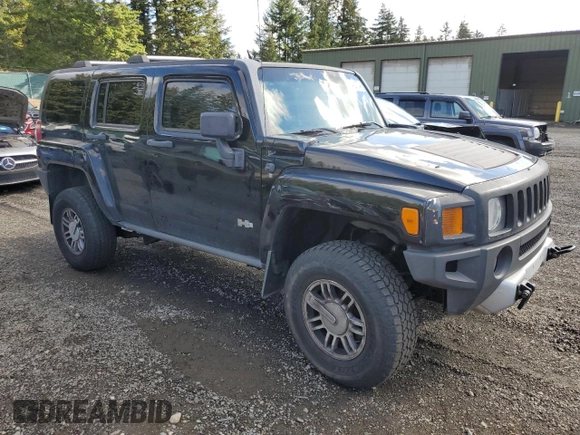 2008 Hummer H3 SUV Luxury with VIN 5GTEN43E588185822, listed as a Copart auction lot 76406734 with 181,808 mi miles and Clean Title. Bid and sale history available at carsss.com. Image 4.