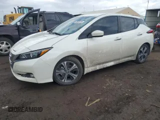 2022 Nissan LEAF SV with VIN 1N4AZ1CV3NC552756, listed as a Copart auction lot 43526735 with 79,131 mi miles and Salvage Title. Bid and sale history available at DreamBid. Image 1.