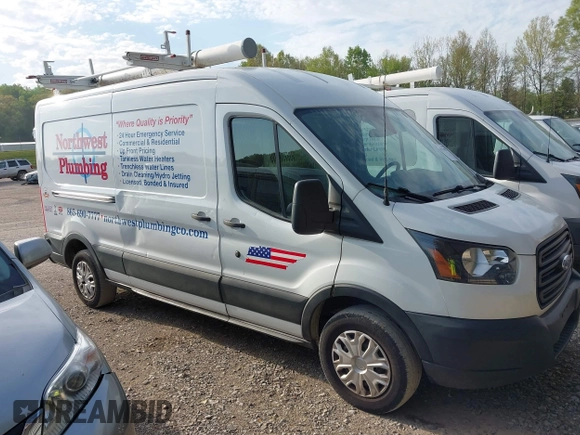 2019 Ford Transit with VIN 1FTYR2CM1KKA87353, listed as a IAAI auction lot 42074425 with 147,825 mi miles. Bid and sale history available at carsss.com. Image 13.