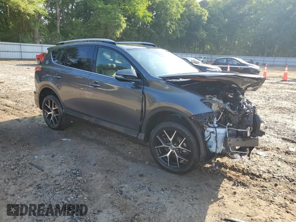 2018 Toyota RAV4 SE with VIN JTMNFREV6JJ157671, listed as a Copart auction lot 55476875 with 93,749 mi miles and Salvage title. Bid and sale history available at DreamBid. Image 4.