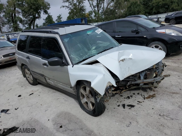 2000 Subaru Forester S with VIN JF1SF655XYH702800, listed as a Copart auction lot 84628774 with 0 mi miles and Salvage Title. Bid and sale history available at carsss.com. Image 4.