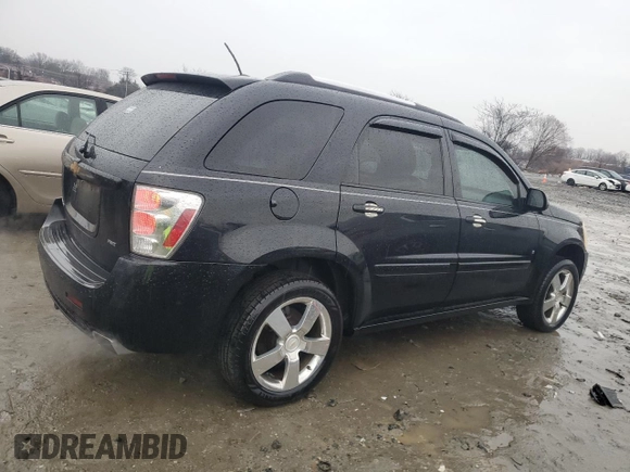 2008 Chevrolet Equinox Sport with VIN 2CNDL737486015125, listed as a Copart auction lot 43129345 with 160,077 mi miles and Salvage Title. Bid and sale history available at carsss.com. Image 3.
