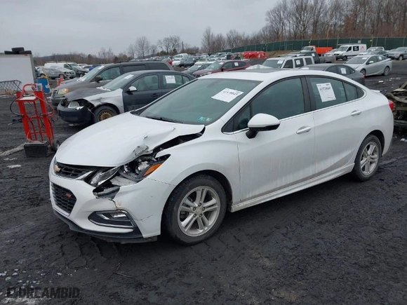 2017 Chevrolet Cruze LT with VIN 1G1BE5SM4H7109967, listed as a IAAI auction lot 41570049 with 45,952 mi miles. Bid and sale history available at carsss.com. Image 2.