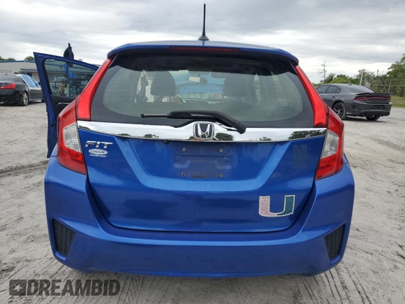 2017 Honda Fit EX-L z VIN JHMGK5H98HS022125, wystawiony jako Copart lot #56725375 z przebiegiem 53 229 mil mil oraz Szkoda całkowita • Salvage title. Historia ofert i sprzedaży dostępna na DreamBid. Obrazek 6.