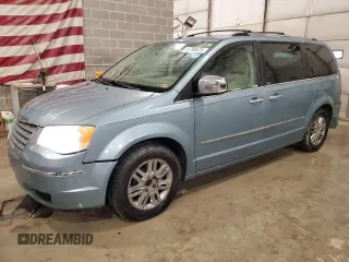 2010 Chrysler Town & Country Limited with VIN 2A4RR6DX4AR135975, listed as a Copart auction lot 41796675 with 142,669 mi miles and Salvage Title. Bid and sale history available at carsss.com. Image 1.