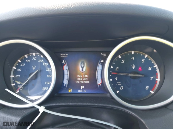 2014 Maserati Ghibli S Q4 with VIN ZAM57RTA2E1086046, listed as a IAAI auction lot 41846389 with 55,984 mi miles. Bid and sale history available at carsss.com. Image 7.