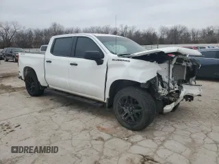 2023 Chevrolet Silverado 1500 Custom with VIN 3GCPDBEK2PG111289, listed as a Copart auction lot 48007395 with Not Provided miles and Non Repairable. Bid and sale history available at DreamBid. Image 4.