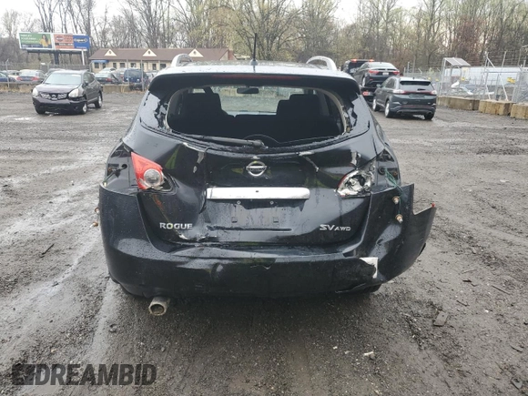 2012 Nissan Rogue SV with VIN JN8AS5MV9CW702003, listed as a Copart auction lot 51816065 with 119,878 mi miles and Salvage Title. Bid and sale history available at carsss.com. Image 6.