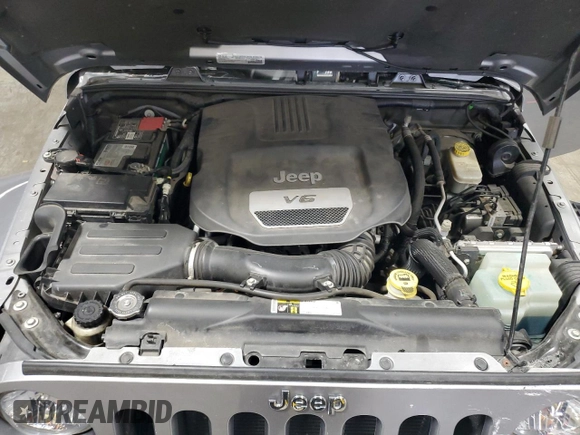 2015 Jeep Wrangler Unlimited Sahara with VIN 1C4BJWEG5FL743663, listed as a Copart auction lot 60205225 with 69,922 mi miles and Salvage title. Bid and sale history available at DreamBid. Image 12.