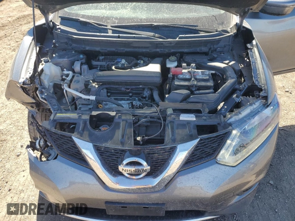 2016 Nissan Rogue S with VIN JN8AT2MV2GW146280, listed as a Copart auction lot 46888375 with 123,152 mi miles and Salvage Title. Bid and sale history available at carsss.com. Image 12.