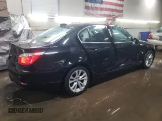 2010 BMW 5 Series 535i xDrive with VIN WBANV9C56AC391171, listed as a Copart auction lot 44918135 with 163,298 mi miles and Salvage Title. Bid and sale history available at carsss.com. Image 3.