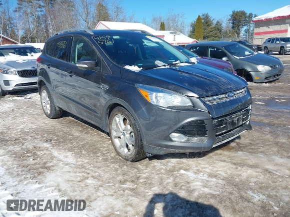 2015 Ford Escape Titanium with VIN 1FMCU9JX6FUB86304, listed as a IAAI auction lot 41595761 with 104,317 mi miles and . Bid and sale history available at DreamBid. Image 1.