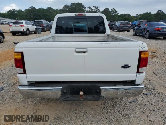 1998 Ford Ranger XL with VIN 1FTYR10U0WUC13727, listed as a Copart auction lot 53261175 with 128,117 mi miles and Salvage Title. Bid and sale history available at DreamBid. Image 6.