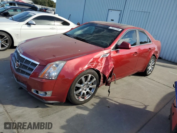2009 Cadillac CTS RWD w/1SB with VIN 1G6DV57V390104693, listed as a Copart auction lot 75037354 with 148,191 mi miles and Salvage Title. Bid and sale history available at carsss.com. Image 1.