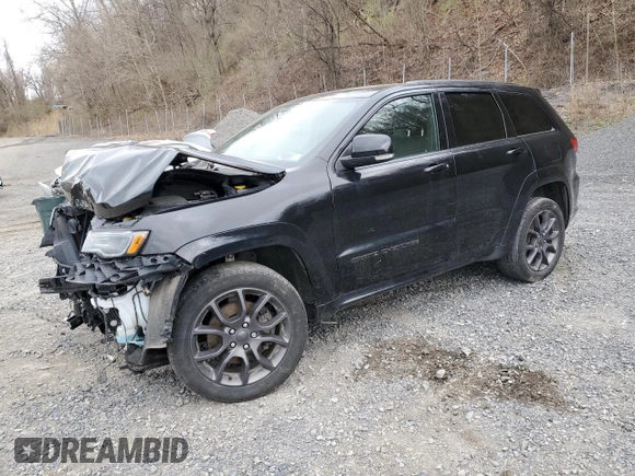 2021 Jeep Grand Cherokee High Altitude with VIN 1C4RJFCG4MC550600, listed as a Copart auction lot 53254125 with Not provided miles and Salvage title. Bid and sale history available at DreamBid. Image 1.