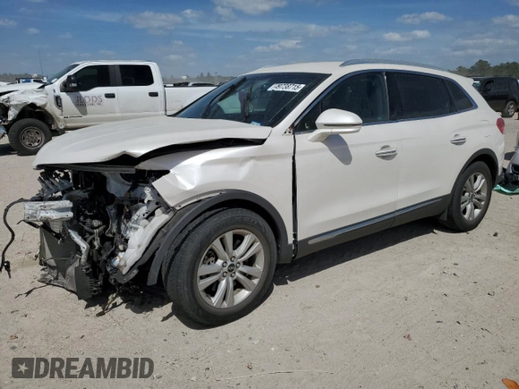 2017 Lincoln MKX Premiere with VIN 2LMPJ6JR2HBL30261, listed as a Copart auction lot 49738715 with 45,284 mi miles and Salvage Title. Bid and sale history available at carsss.com. Image 1.
