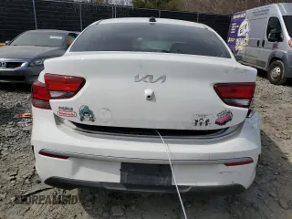 2023 Kia Rio LX with VIN 3KPA24AD5PE593976, listed as a Copart auction lot 49484225 with 19,580 mi miles and Salvage Title. Bid and sale history available at carsss.com. Image 6.